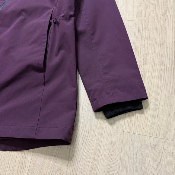 Pendleton Water Resistant Hooded Parka Rain Jacket Womens Small Plum Purple - Picture 5 of 13